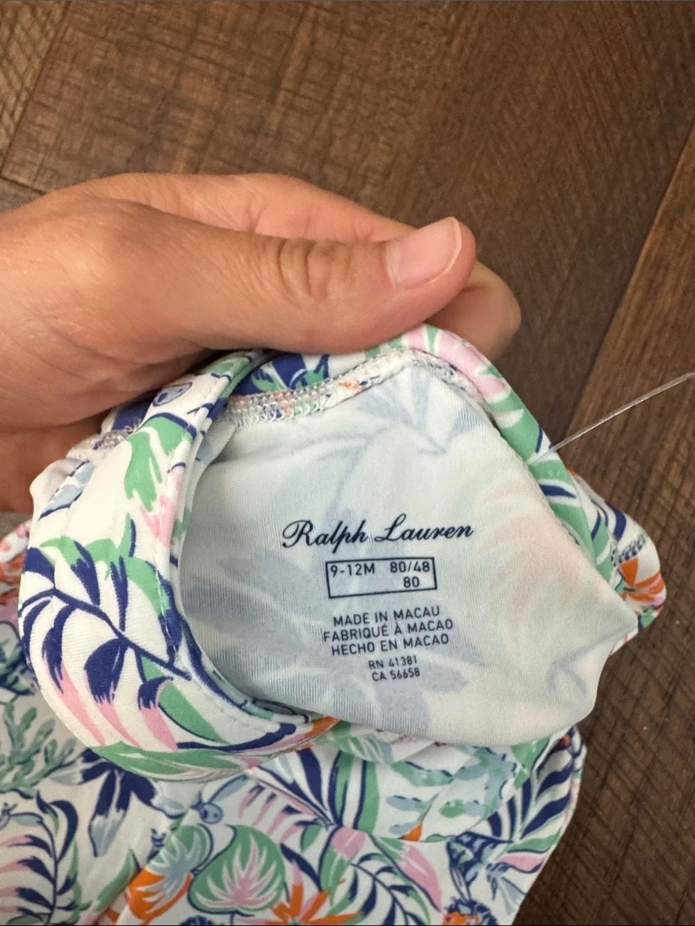 Ralph Lauren Baby Performance Rash Guard Shortall